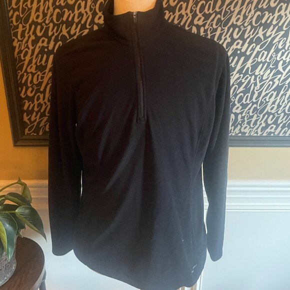 Eddie Bauer Black Fleece Quarter Zip - Picture 1 of 4